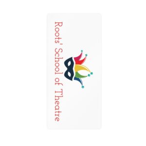 Roots School of Theatre logo Kiss-Cut Vinyl Decal | Theatre Mask Sticker